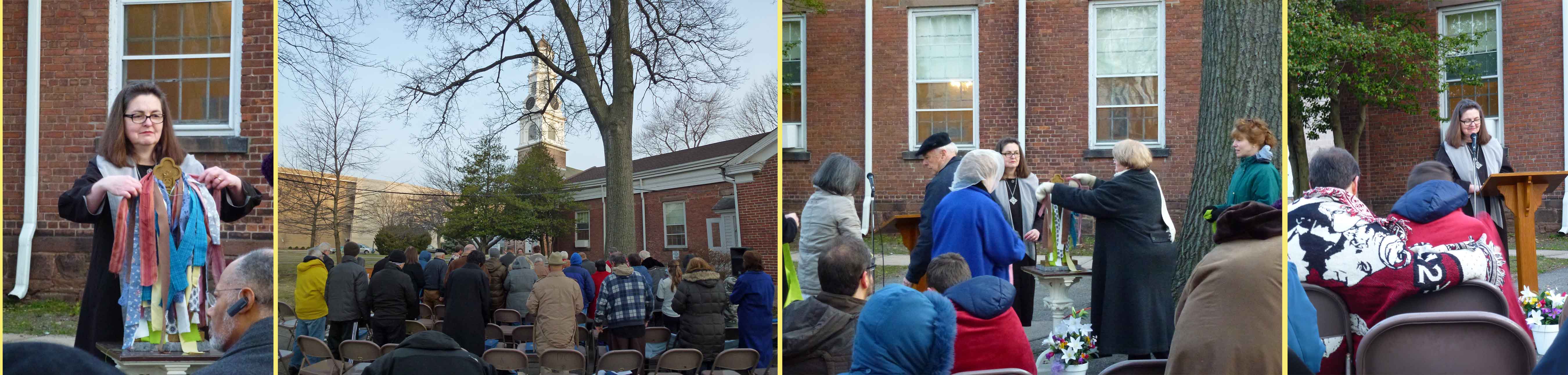 Easter Sunrise Service at the Bloomfield Presbyterian Church on the Green